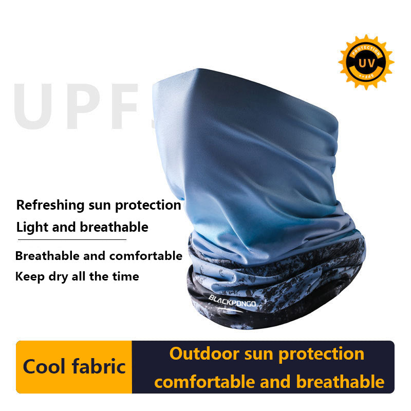 Blackpongo Cycling half mask motorcycle riding mask neck cover cooling mountaineering running hiking cool breathable dustproof sunscreen headscarf