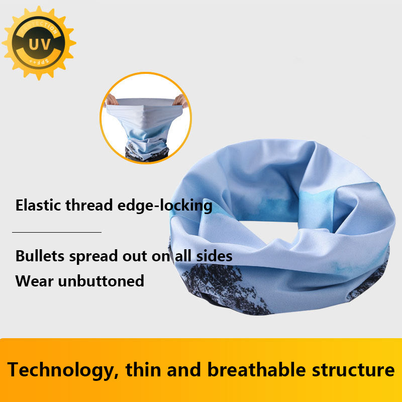 Blackpongo Cycling half mask motorcycle riding mask neck cover cooling mountaineering running hiking cool breathable dustproof sunscreen headscarf