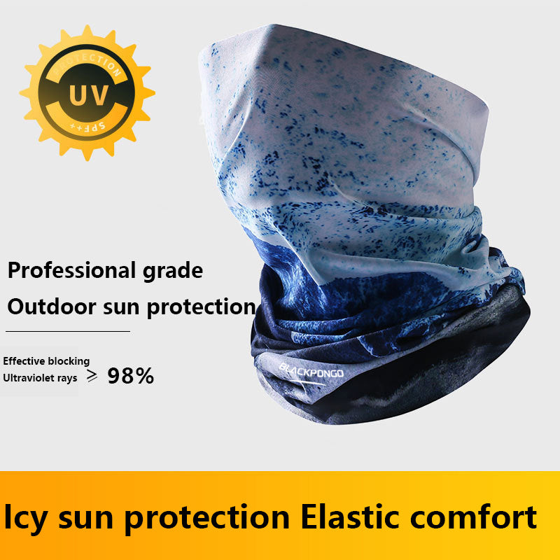 Blackpongo Cycling half mask motorcycle riding mask neck cover cooling mountaineering running hiking cool breathable dustproof sunscreen headscarf