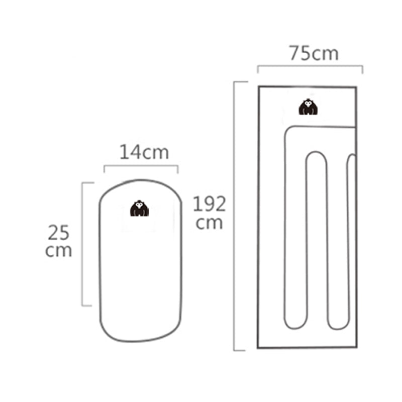 BlackPongo Ultralight Portable H150 Cotton Outdoor Camping Sleeping Bag
