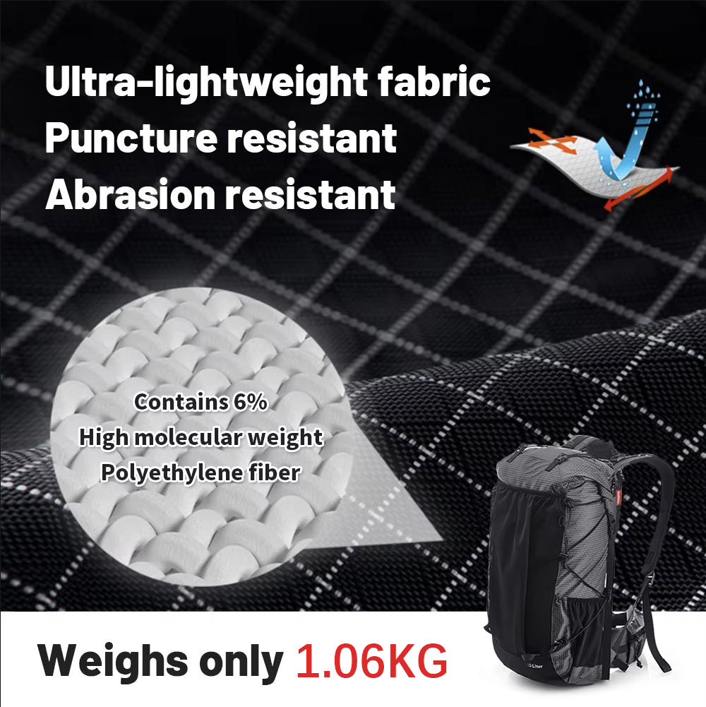 Blackpongo 40L/60L Large Capacity Backpack Camping Hiking Climbing Backpacks Breathable Lightweight Travel Aluminum Frame Mountaineering Backpack With Rain Cover