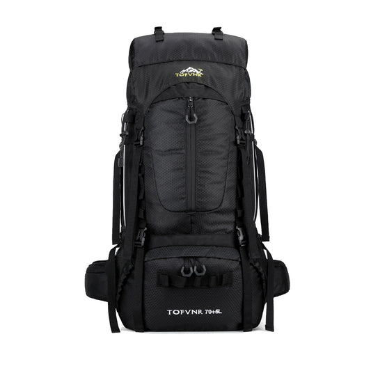Blackpongo Multi functional large capacity waterproof backpack for hiking and outdoor activities