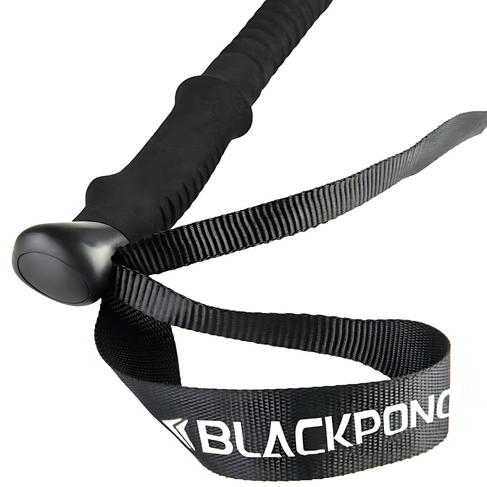 Blackpongo ST03 Trekking Pole 3-Section Telescopic Folding Pole Aluminum Alloy Hiking Climbing Outdoor Walking Stick 1 Stick
