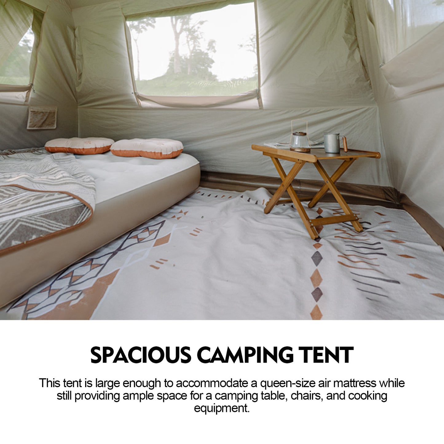 Blackpongo Village 6.0 Ridge 2 generation Quick Open Tent Large Capacity Camping Automatic Tent