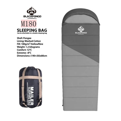 BLACKPONGO CloudLull Washable Cotton Sleeping Bag - main product view
