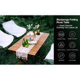 BLACKPONGO Mesa 120cm Carbon Steel Roll-Top Camping Table - main product view