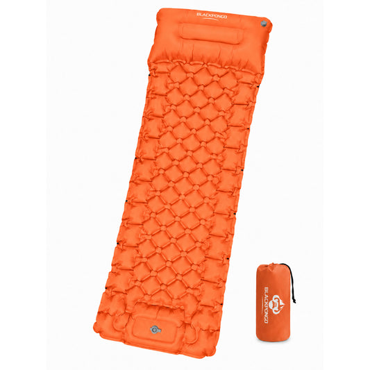 BLACKPONGO TerraAir Inflatable Sleeping Pad with Foot Pump - main product view