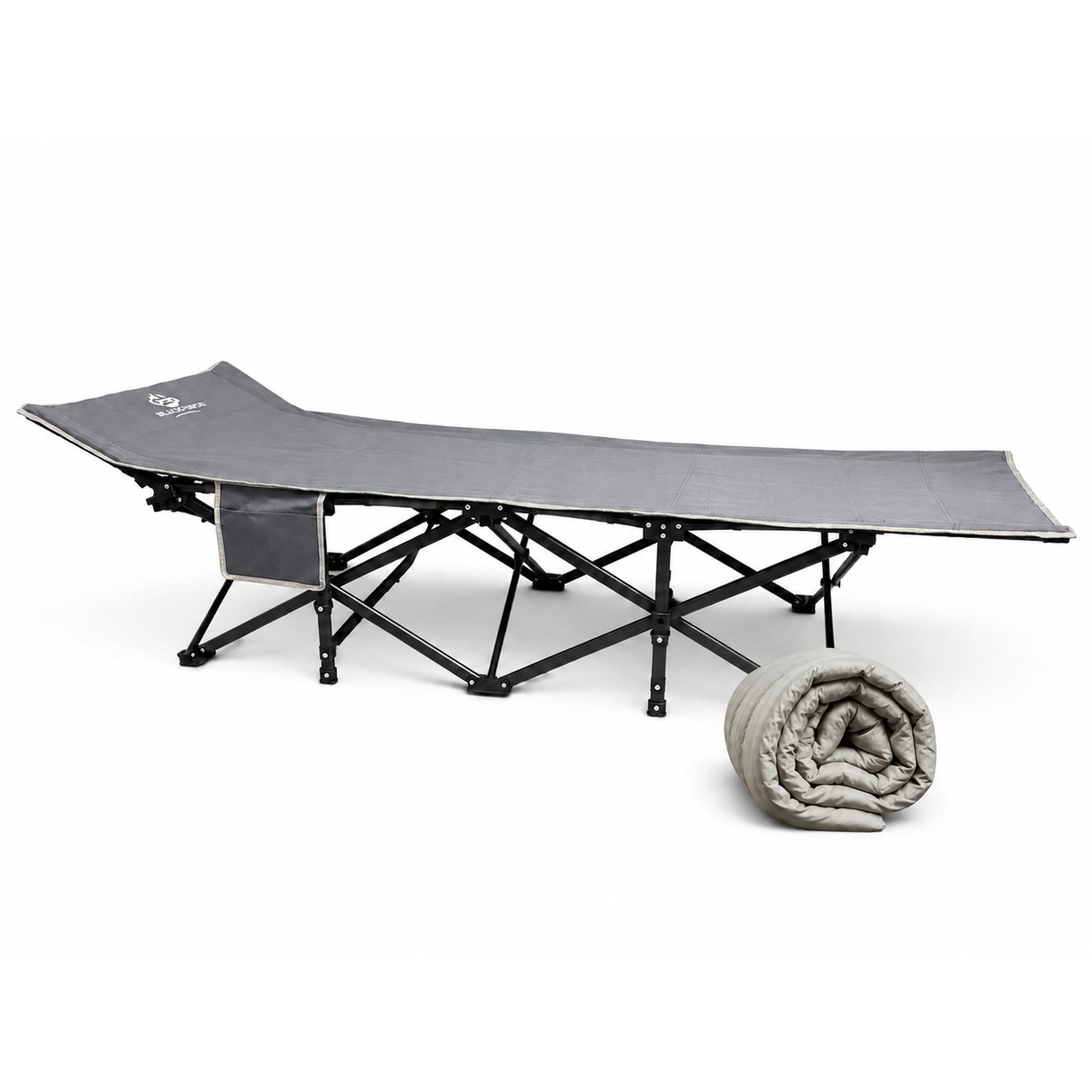 BLACKPONGO Terravoy 10-Leg Folding Camping Cot with Pad - main product view