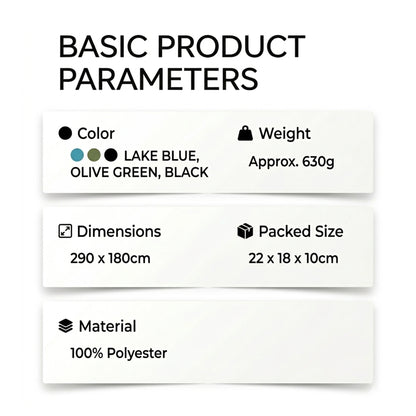 BLACKPONGO WanderBreeze 210T Packable Camping Hammock - main product view