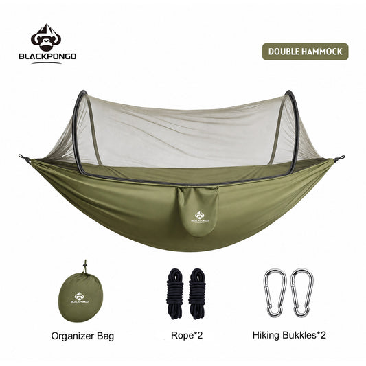 BLACKPONGO WanderNest 2-Person Hammock with Mosquito Net - main product view