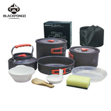 BLACKPONGO WispCook 4-Piece Camping Cookware Set with 1.1L Kettle - main product view