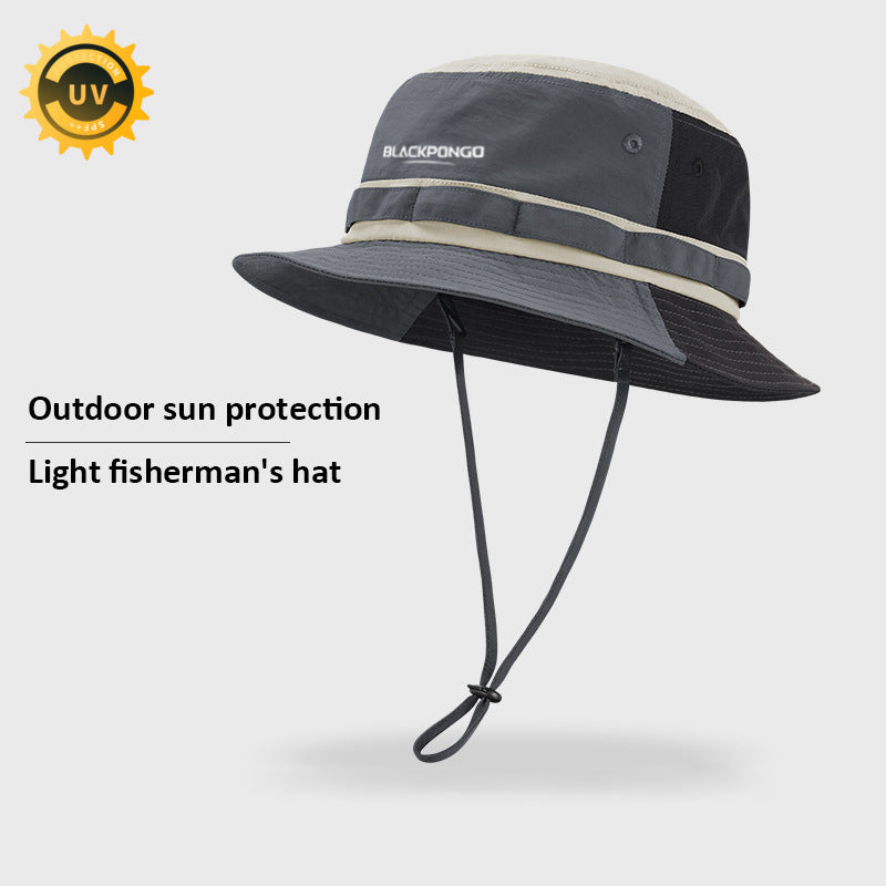 Blackpongo Sun protection UPF50+ fisherman hat cool breathable outdoor hiking fishing fashion sun hat head circumference 58-60cm