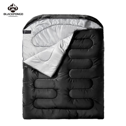 BLACKPONGO DualHaven Two-Person Camping Sleeping Bag - variant and angle view