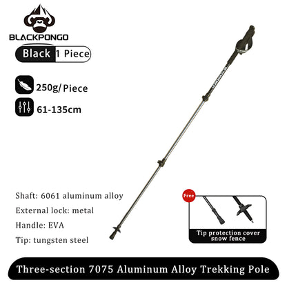 BLACKPONGO PeakProp ST01 Telescopic Trekking Pole - variant and angle view