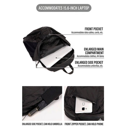 BLACKPONGO RillCore A54 15L Packable Backpack - variant and angle view