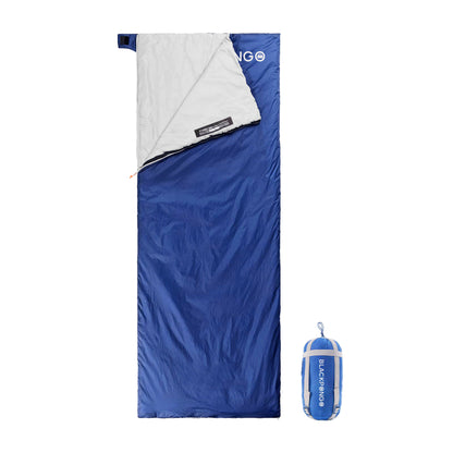 BLACKPONGO ZipNest LW200 Ultralight Envelope Sleeping Bag - variant and angle view