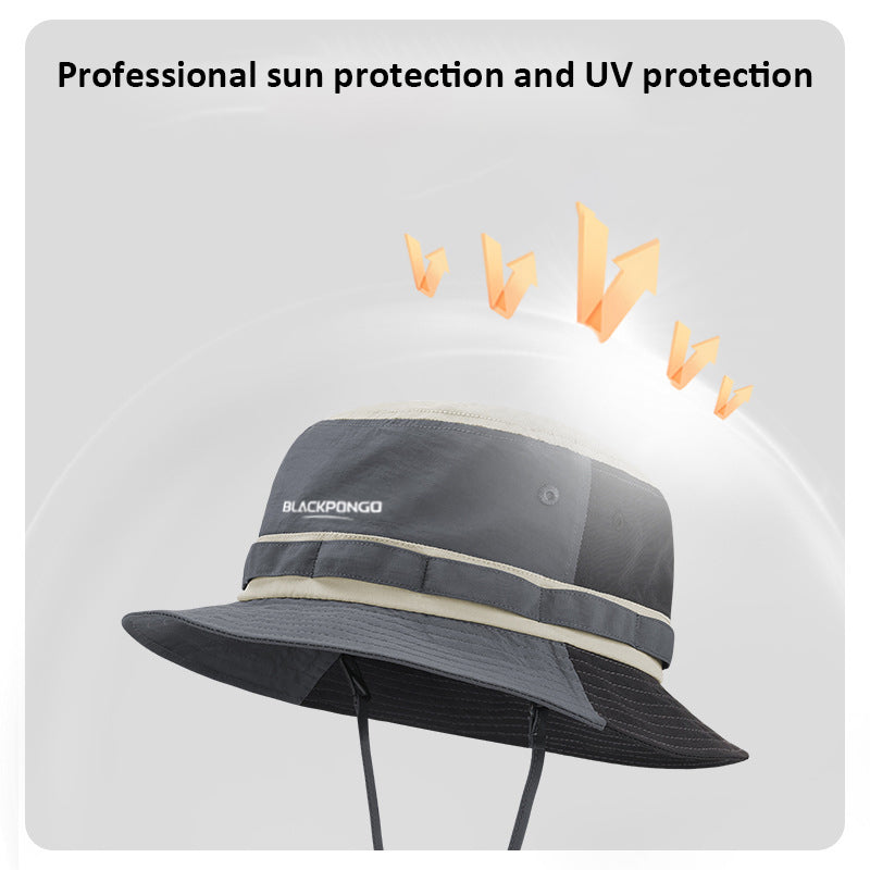 Blackpongo Sun protection UPF50+ fisherman hat cool breathable outdoor hiking fishing fashion sun hat head circumference 58-60cm