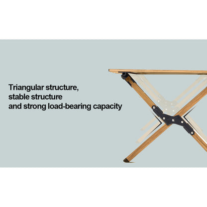 BLACKPONGO Mesa 120cm Carbon Steel Roll-Top Camping Table - variant and angle view