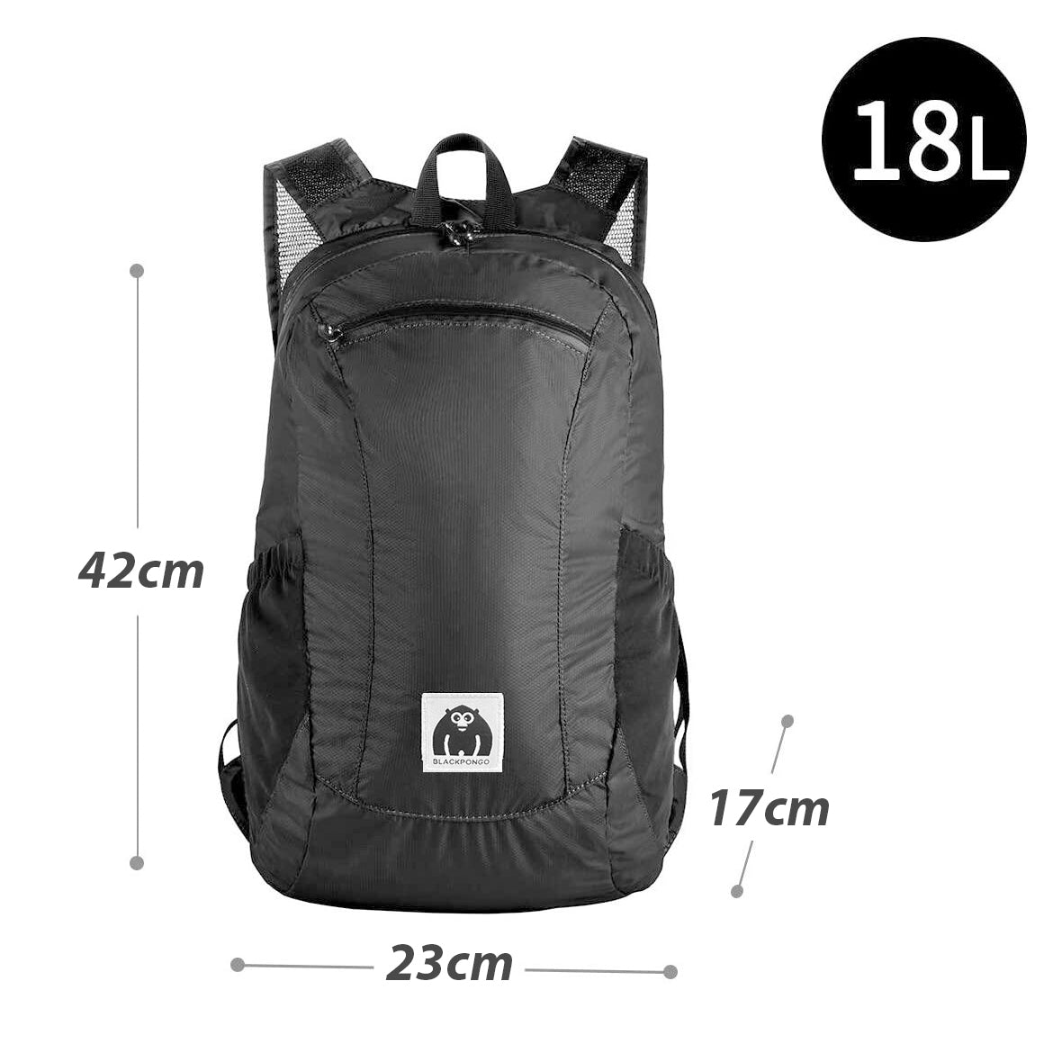 Blackpongo Folding Backpack Lightweight Mountaineering Bag Men's Portable Waterproof Outdoor Hiking Backpack Lightweight Bag