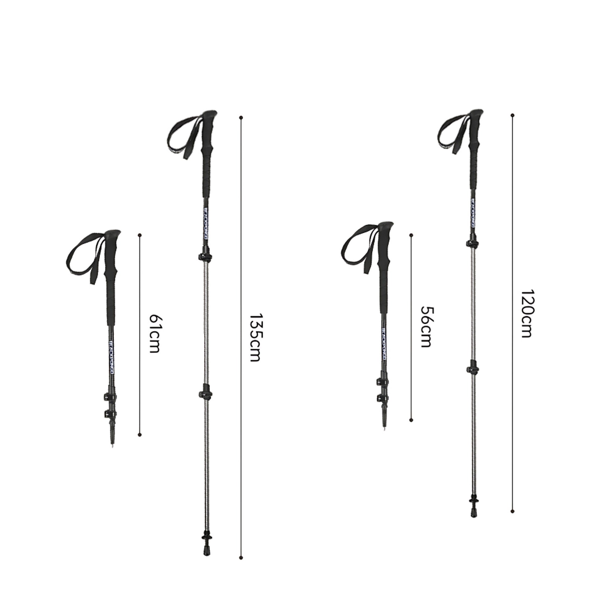 BLACKPONGO PeakProp ST01 Telescopic Trekking Pole - variant and angle view