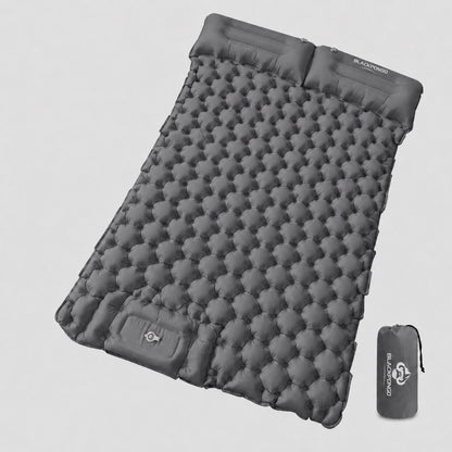 BLACKPONGO TerraAir Inflatable Sleeping Pad with Foot Pump - variant and angle view
