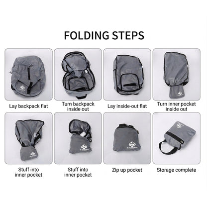 BLACKPONGO VaneCore Dragonfly 27L Packable Backpack - variant and angle view