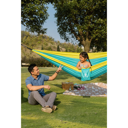 BLACKPONGO WanderBreeze 210T Packable Camping Hammock - variant and angle view