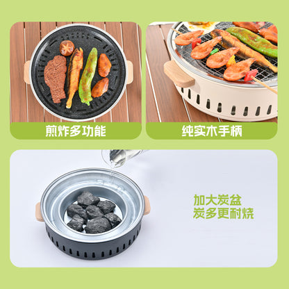 BLACKPONGO FeatherSear Portable Tabletop Charcoal Grill Deluxe - feature detail