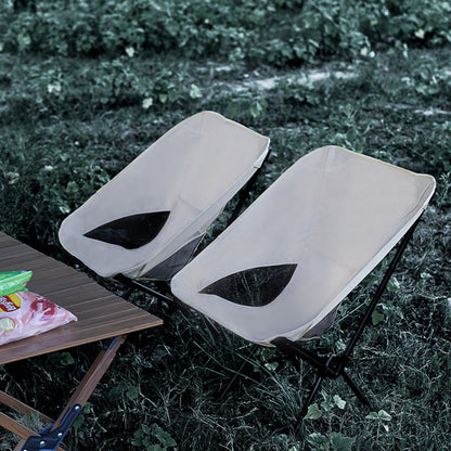 BLACKPONGO GlowNest Folding Moon Camping Chair - feature detail