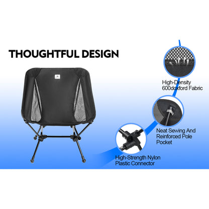 BLACKPONGO Lune Ultralight Moon Camping Chair - feature detail