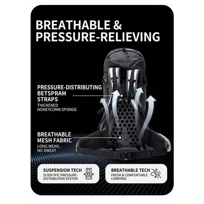 BLACKPONGO PeakCore 38L Hiking Backpack - feature detail