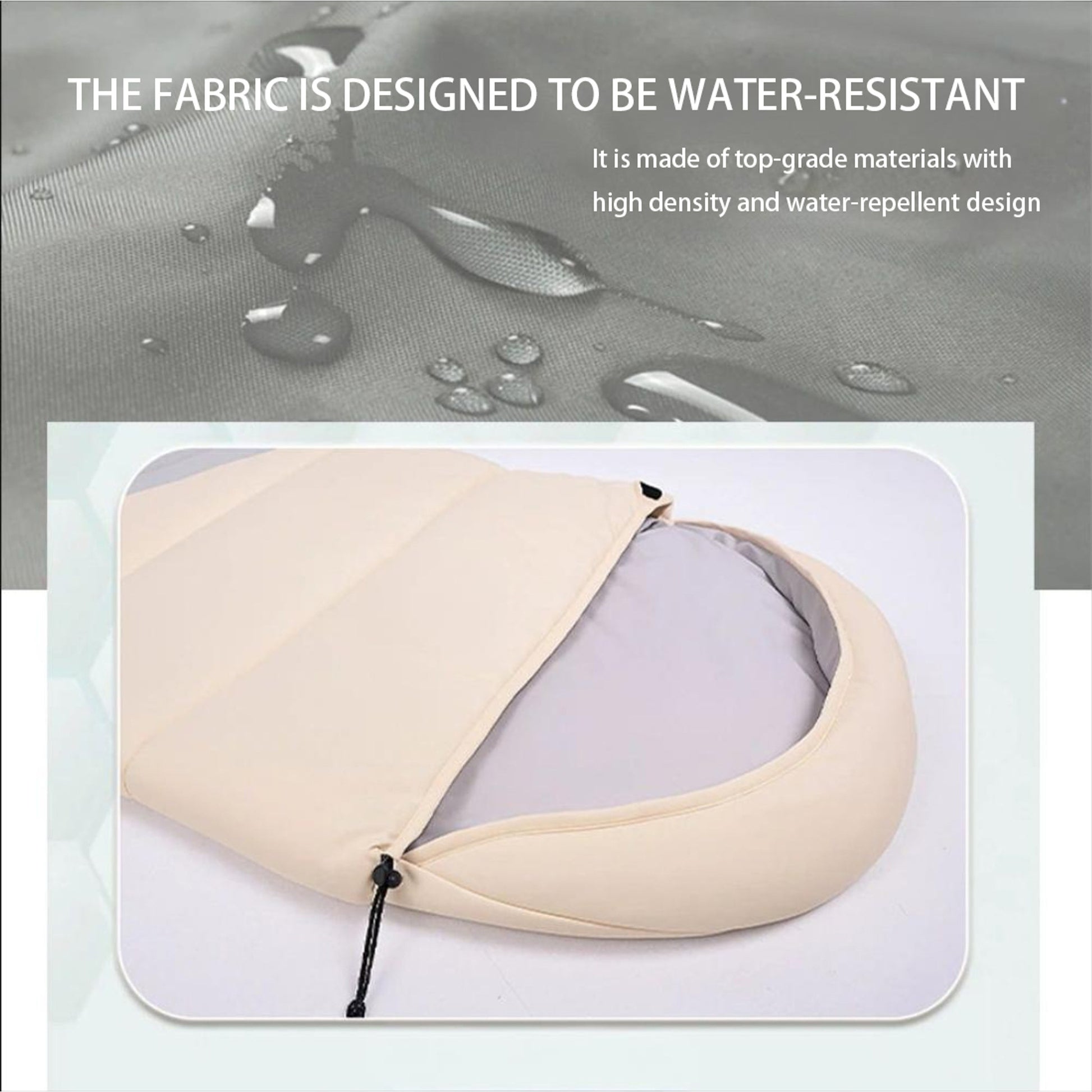 BLACKPONGO CloudLull Washable Cotton Sleeping Bag - feature detail