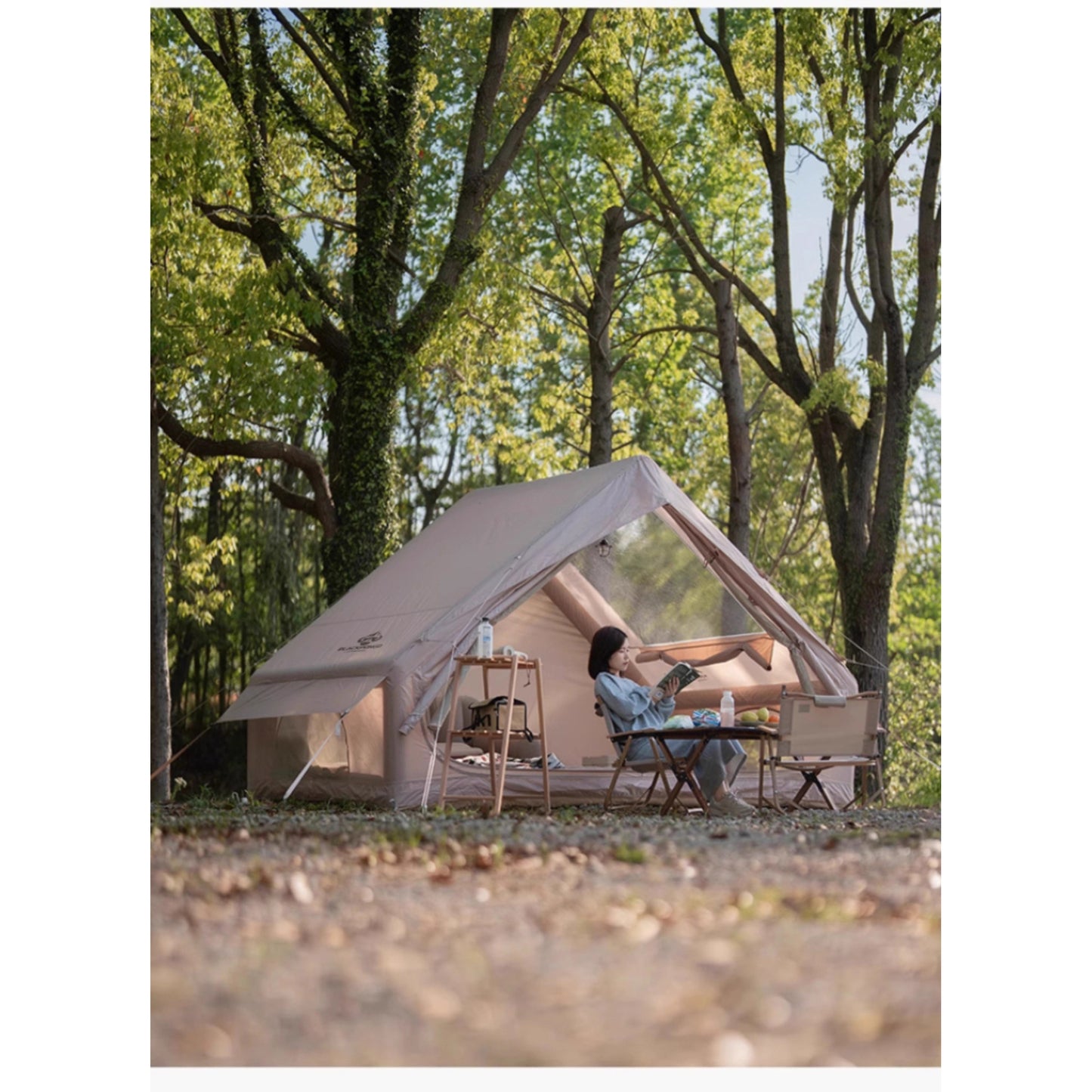 BLACKPONGO StarVault 6.3m² Inflatable Cabin Tent - feature detail