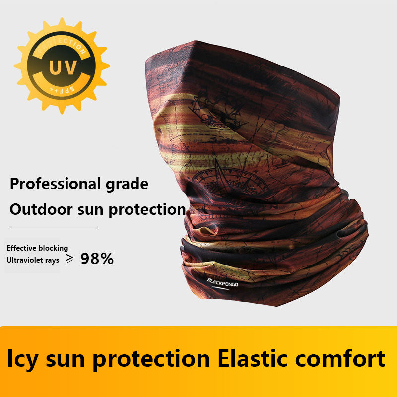 Blackpongo Cycling half mask motorcycle riding mask neck cover cooling mountaineering running hiking cool breathable dustproof sunscreen headscarf