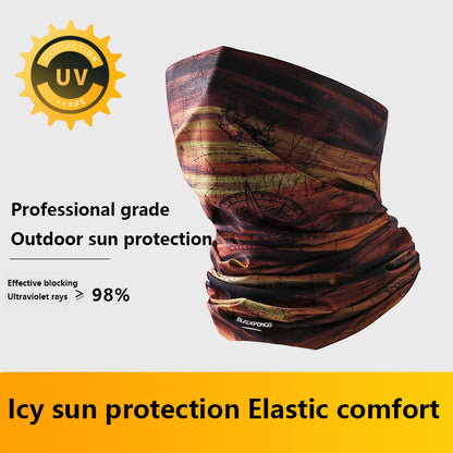 Blackpongo Cycling half mask motorcycle riding mask neck cover cooling mountaineering running hiking cool breathable dustproof sunscreen headscarf