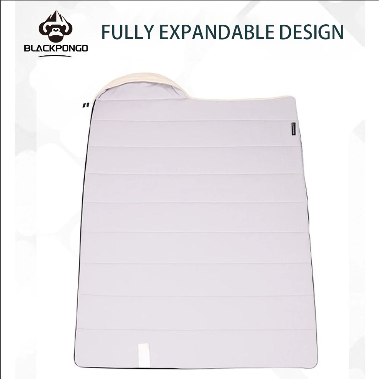 BLACKPONGO CloudLull Washable Cotton Sleeping Bag - feature detail