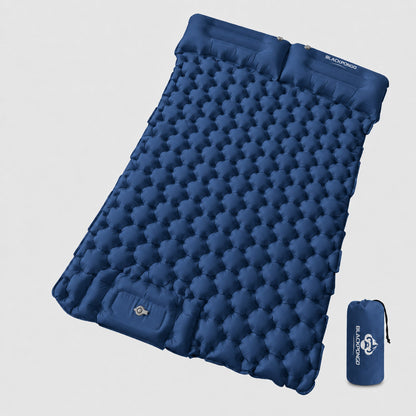 BLACKPONGO TerraAir Inflatable Sleeping Pad with Foot Pump - feature detail