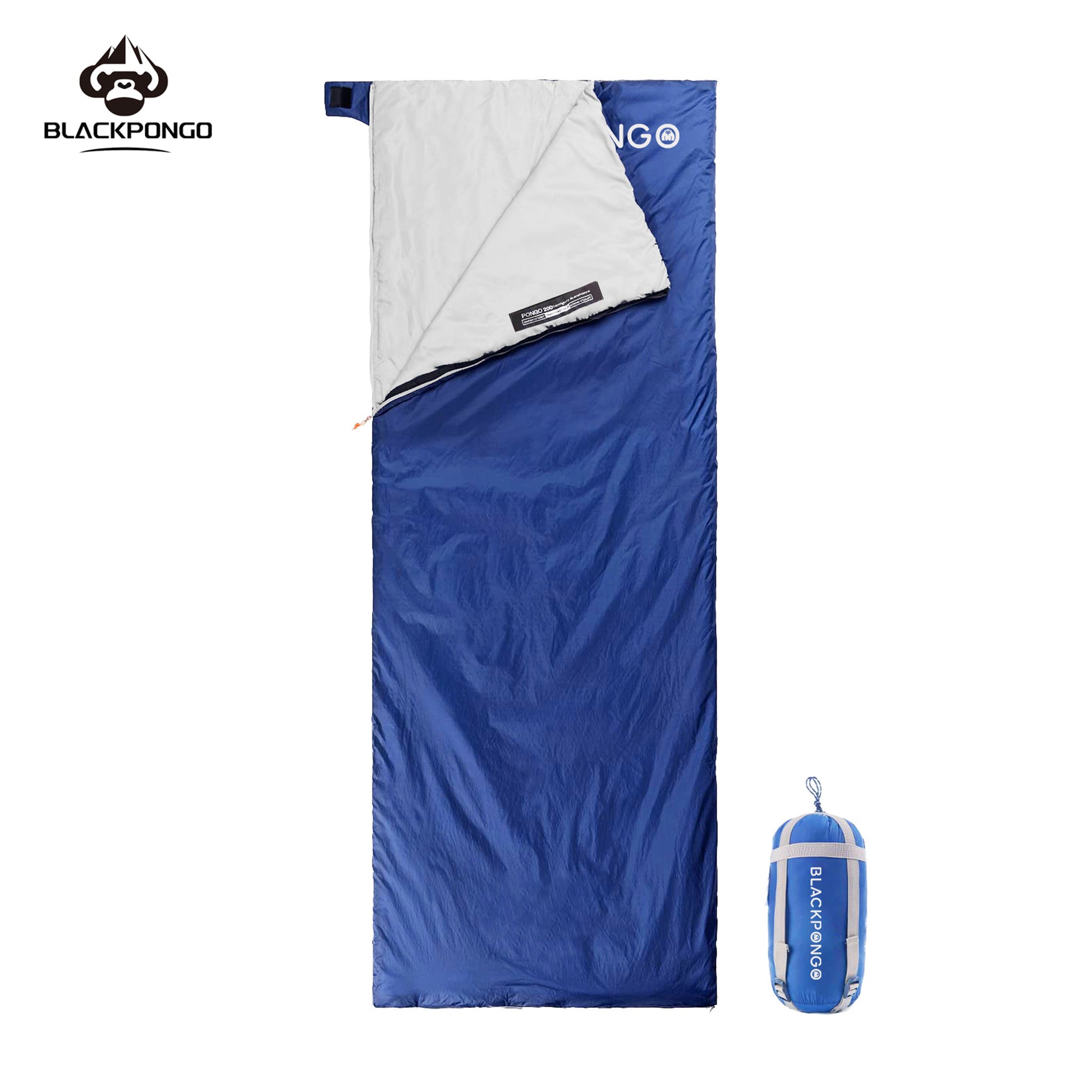 BLACKPONGO ZipNest LW200 Ultralight Envelope Sleeping Bag - feature detail