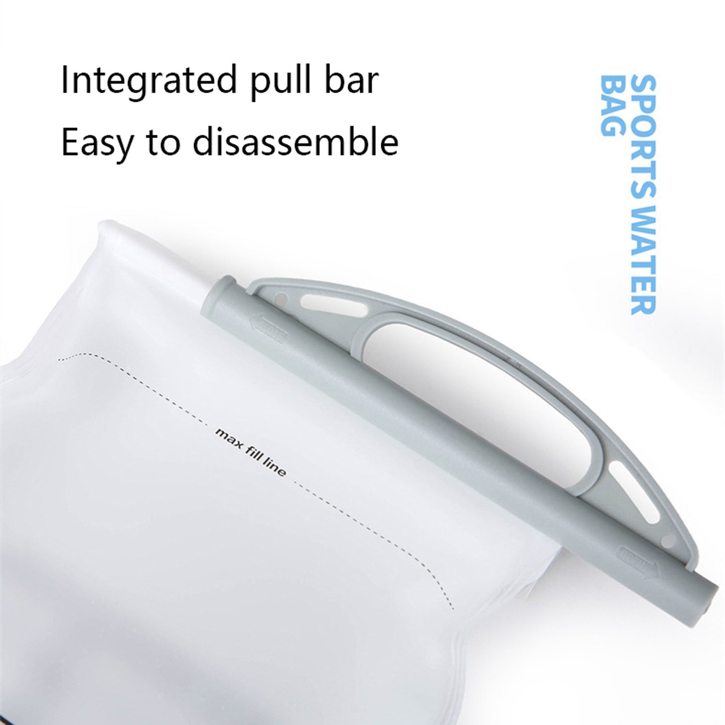 BLACKPONGO Dew TPU Hydration Bladder - outdoor use detail