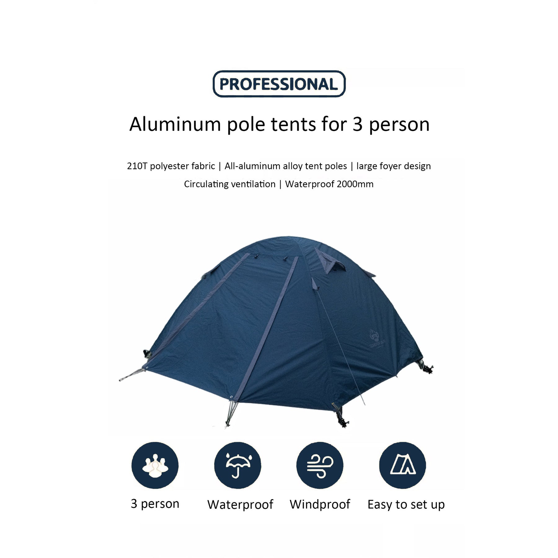 BLACKPONGO Mercury Ultralight Backpacking Tent