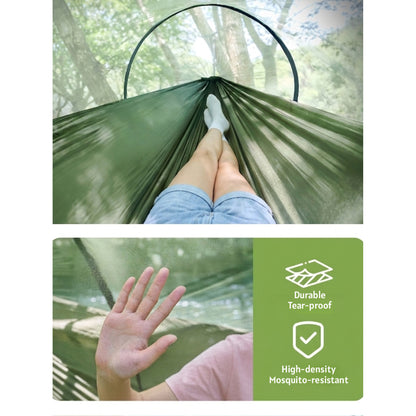 BLACKPONGO WanderNest 2-Person Hammock with Mosquito Net - outdoor use detail