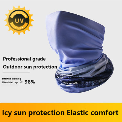 Blackpongo Cycling half mask motorcycle riding mask neck cover cooling mountaineering running hiking cool breathable dustproof sunscreen headscarf