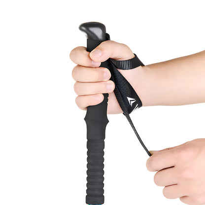 Blackpongo ST01 Trekking Pole 3-Section Telescopic Folding Pole Aluminum Alloy Hiking Climbing Outdoor Walking Stick 1 Stick