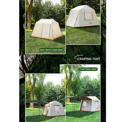 Blackpongo Outdoor Tent Camping 3-4 People Fully Automatic Speed Open Camping Tent